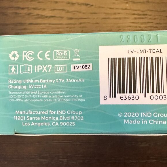 LaVie Lactation Massager – Teal (New in Box) - Picture 2 of 3